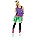 Price comparison product image Fun Shack Womens 80s Purple & Green Neon Costume Adults Decades Party Tutu Outfit - One Size