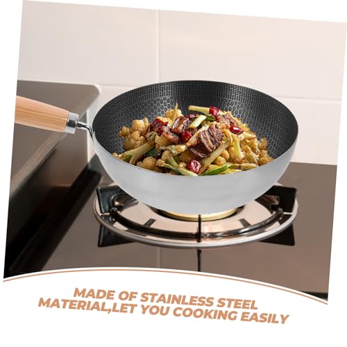 Wok Antiadherente Acero Inoxidable Luxshiny miniatura 6