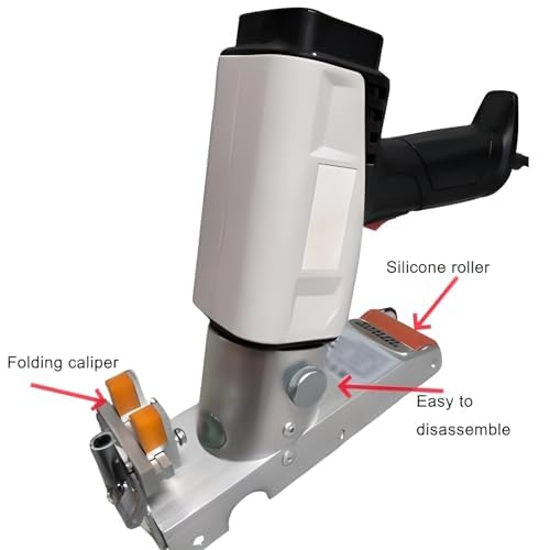 Máquina de bandas de bordes, recortadora de carpintería con rodillos de silicona y control de temperatura ajustable para aplicación de adhesivo termofusible