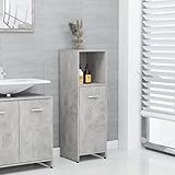 generico mobile da bagno grigio cemento 30x30x95 cm in legno multistrato mobili, set di mobili (13,65kg)-2592