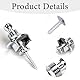 2 Stück Security Locks Gitarre,Gitarrengurtknopf,Gitarren-Sicherheitsschlossfür Akustikgitarre,Klassische Gitarre,E-Gitarre,Bass,Ukulele