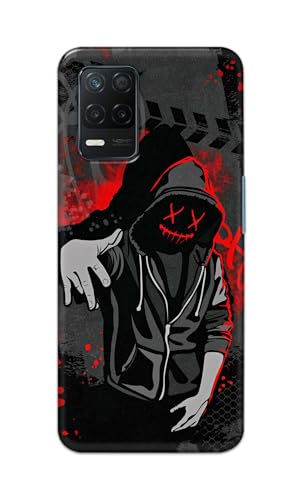 Image of Printed Hard Back Cover for Realme 9 5G Back Cover (Hoodie Rapper) -190724(EA)