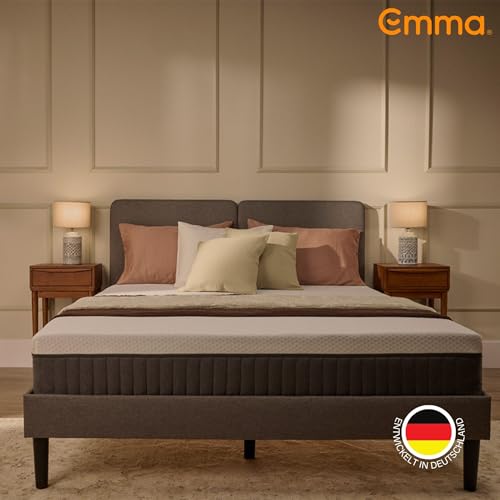 Emma Original Pro+ Matratze 90x200 cm – 27 cm Hybridmatratze mit 7-Zonen-Taschenfederkern, ThermoSync® Kühltechnologie & allergenreduzierendem Purotex® Bezug – atmungsaktive Komfortmatratze – Bild 7