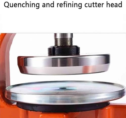 Circle Cutter Sample Machine, Handheld Pressure Sampling Knife for Fabric, Carpet, Foam, Leather & Paper - 100cm² Round Cutter with 3 Fiberglass Boards (Blue)