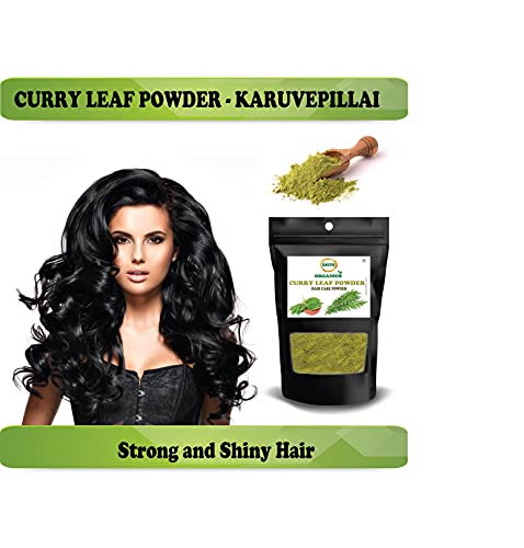 Image of DIETS ORGANICS Curry Leaves Powder,Karuvepillai Powder For Strong And Shiny Hair - 100 Gm