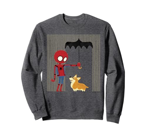  Marvel Spider-Man Far From Home Corgi In The Rain Sweatshirt