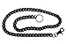 Men Fashion Wallet Black Metal Chain Keychain Long Strand 33