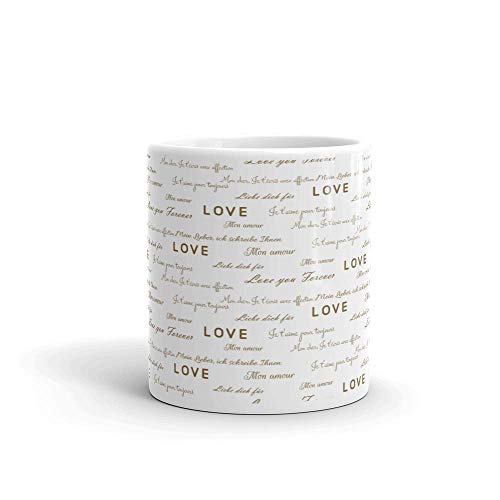 Image of Printed Coffee Mug for Gifting Loved Ones On Occasions |Christmas | New Year | Valentined Day Ceramic 350ml-1piece | M06