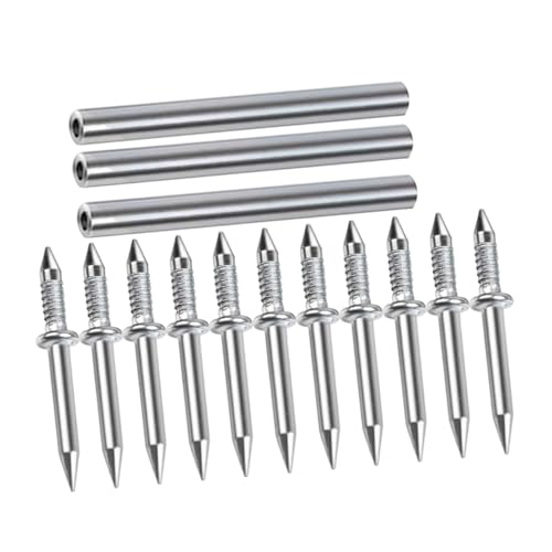 Healifty 300pièces Clous à Double Tête Pour Plinthes Clous Sans Trace Avec Outils De Douille Pour Accrocher Et Fixer Kit De Invisibles Fixation Sécurisée Pour Décorations Murales Et