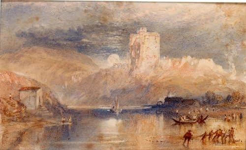 Cuadro de lienzo paisaje Turner Il sorgere della luna al castello 60x90