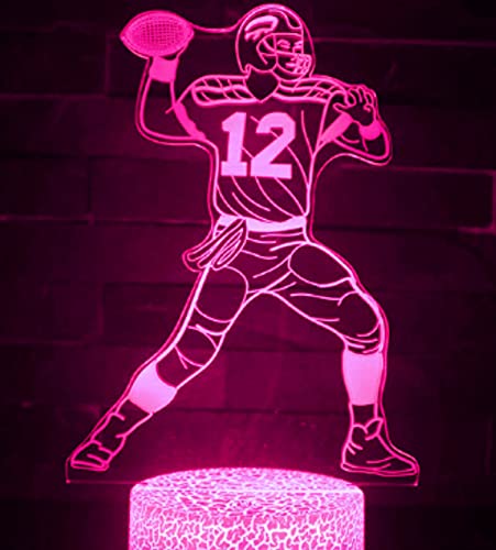 Jinson well Lampada da calcio 3D con illusione