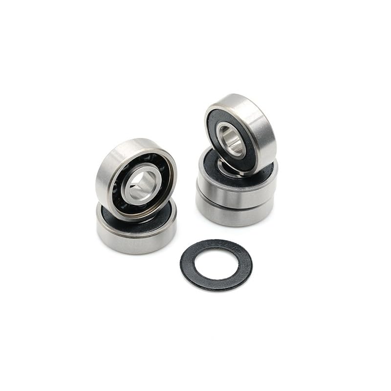 1Pcs S608 2RS 8x22x7 Stainless Steel Hybrid Ceramic Bearing 8x22x7 Mm ABEC-7 Hybrid Si3N4 Ball Bearing