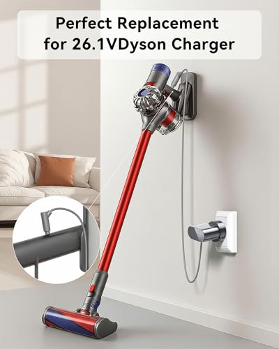Sanicata 26.1V Charger Compatible With Dyson V8 V7 V6 Hoover Battery Chargers Adapter Charging Animal Absolute DC58 DC59 DC60 DC61 DC62 DC72 DC74 SV03 SV04 SV05 SV06 SV07 SV09 SV10 SV11 Charger Cable - Image 6