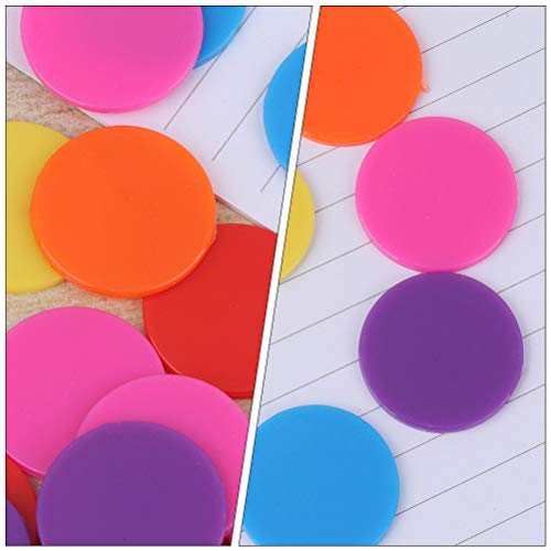 Brinquedos de agitação 200 peças de moedas de jogo criativas brinquedos de moeda de plástico bingo c