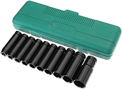 レンチアダプターハンドツールセットのための深い衝撃ソケットセットの深い衝撃ソケットセットの重いメートルのガレージツールを設定する10