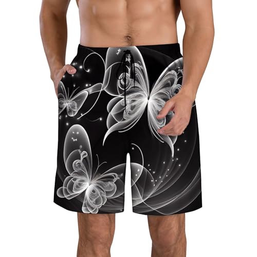 Men's Casual Classic Fit Short Drawstring Summer Beach Shorts with Pocket 96