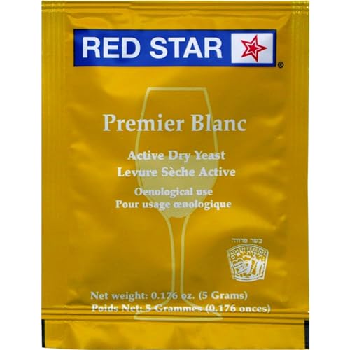 Capybara Distributors Inc. Red Star Premier Blanc Wine Yeast (10 Pack) - Great For Making Wine Cider Mead Kombucha At Home thumb #1