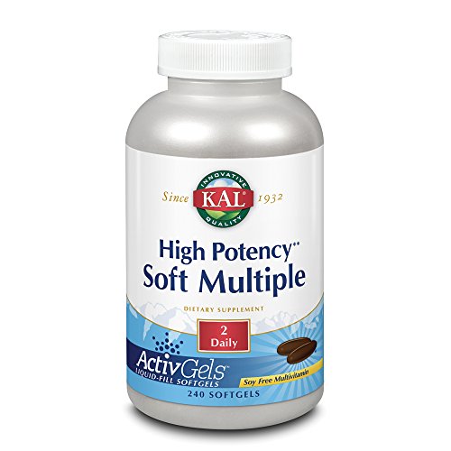 High Potency Soft Multiple 240 Softgel (With Beta Carotene) - Kal #TOP9
