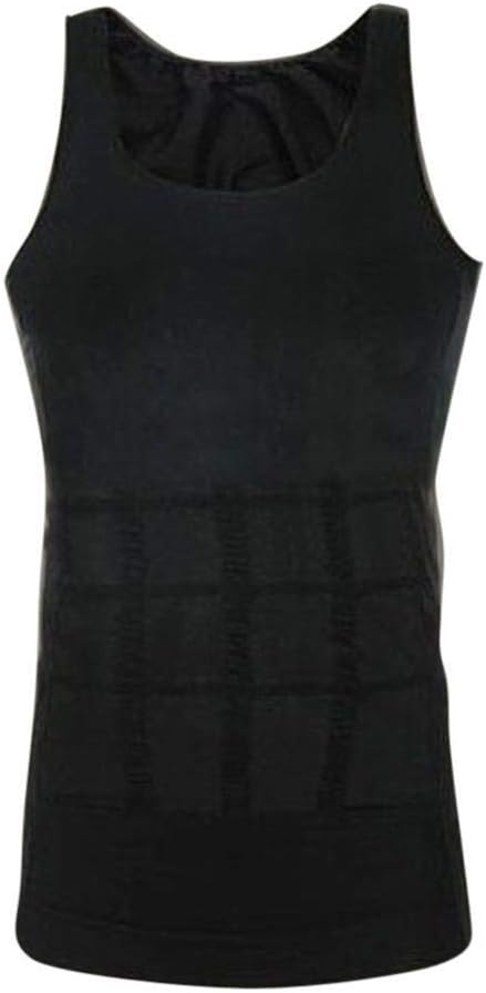 Men Slimming Wraps Belt Body Shapewear Girdle Vest Shirt Undershirt Waist Trainer Tops Abdomen Tummy Belly Slim (Color : White Size : Medium) (White Large)