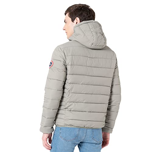 Image of Red Tape Men Polyester Standard Length Solid Padded Jacket