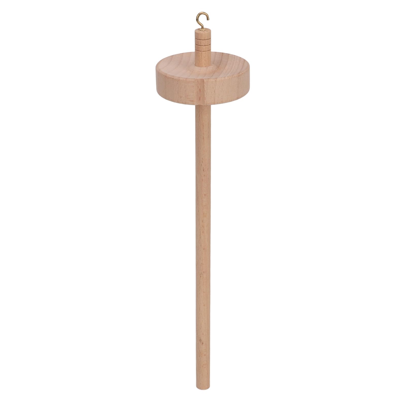 Drop Spindle, Wooden Spindles Drop Spindle Yarn Spinner for Crocheting Top Whorl Spin Wheel Hand Carved Wooden Tool for Beginners