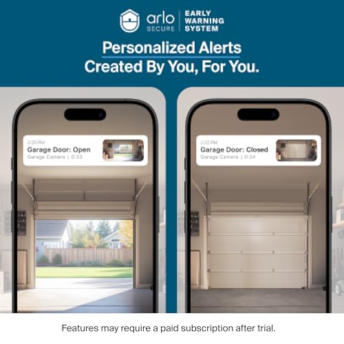 Image of Arlo Pro Security Camera 2K HDR (6th Gen, 2025 Release) - Wireless Outdoor Camera, Rechargeable Removeable Battery, Emergency Response, 1-Month Trial of Secure Plan, 3 Cam, White,Motion Alert
