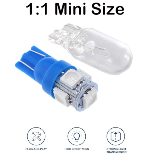 Kit de 4 lámparas LED para interior azul para Ford F-150 y F-250 miniatura 7
