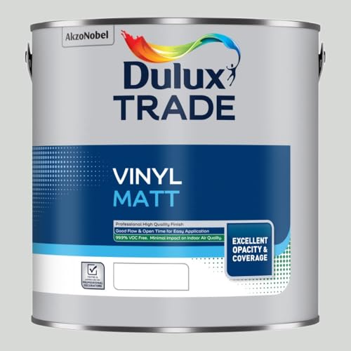 DULUX TRADE VINYL MATT TURTLEDOVE GREY 2.5L