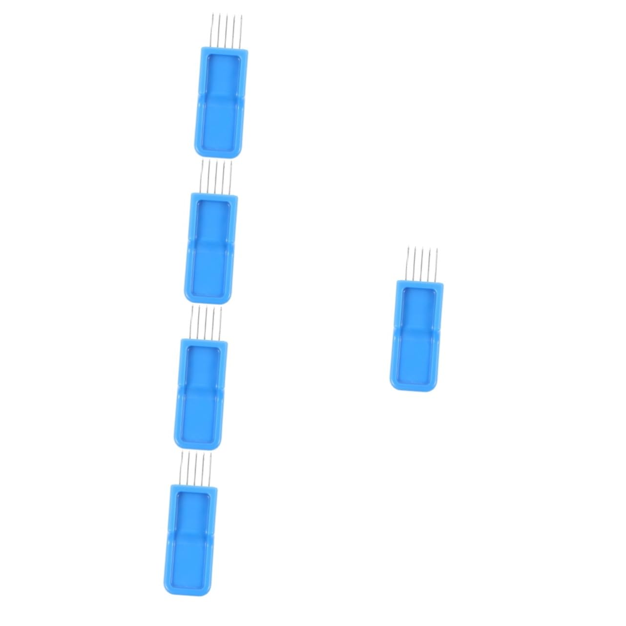 TEHAUX 5piezas Herramienta De Esculpido Arcilla Cepillo De Textura De Cinco Puntas Para Detalles y Manualidades
