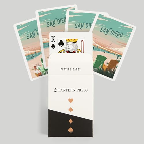 Baraja de 52 cartas Póker San Diego California miniatura 6