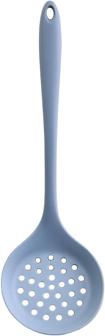 Vague Silicone Heat-Resistant Skimmer Kitchen Tool, Blue 33 cm x 10 Size, 01-272