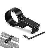 1' Tube Offset Picatinny Flashlight Mount, Ring Scope Side Mount for 20mm Picatinny Rail