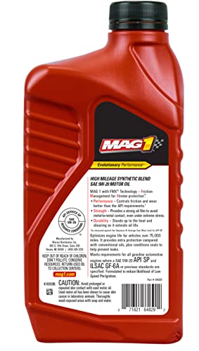 Aceite para motor sintético 5W-20 Mag 1 1 Quart miniatura 2