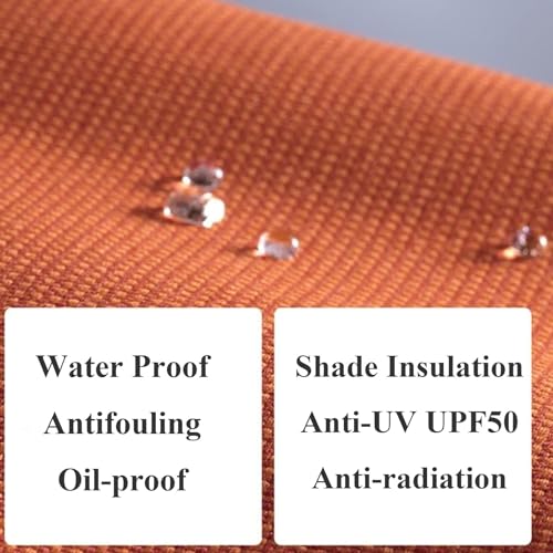 Toldo retráctil para patio con lona de cúpula impermeable 6