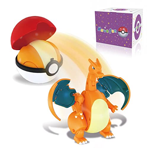 Sweeada Pokeball Deformation Toy Model, Mewtwo, Poket Pop Ball, Poké Battle Action Figures, Game Action Figure For Children's Toy Set Birthday Party Toy Gift Idea #TOP2
