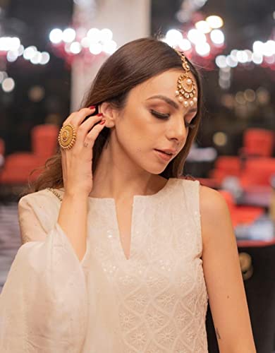 Image of Miravan Embroidered Kurta, Sharara & Dupatta Set