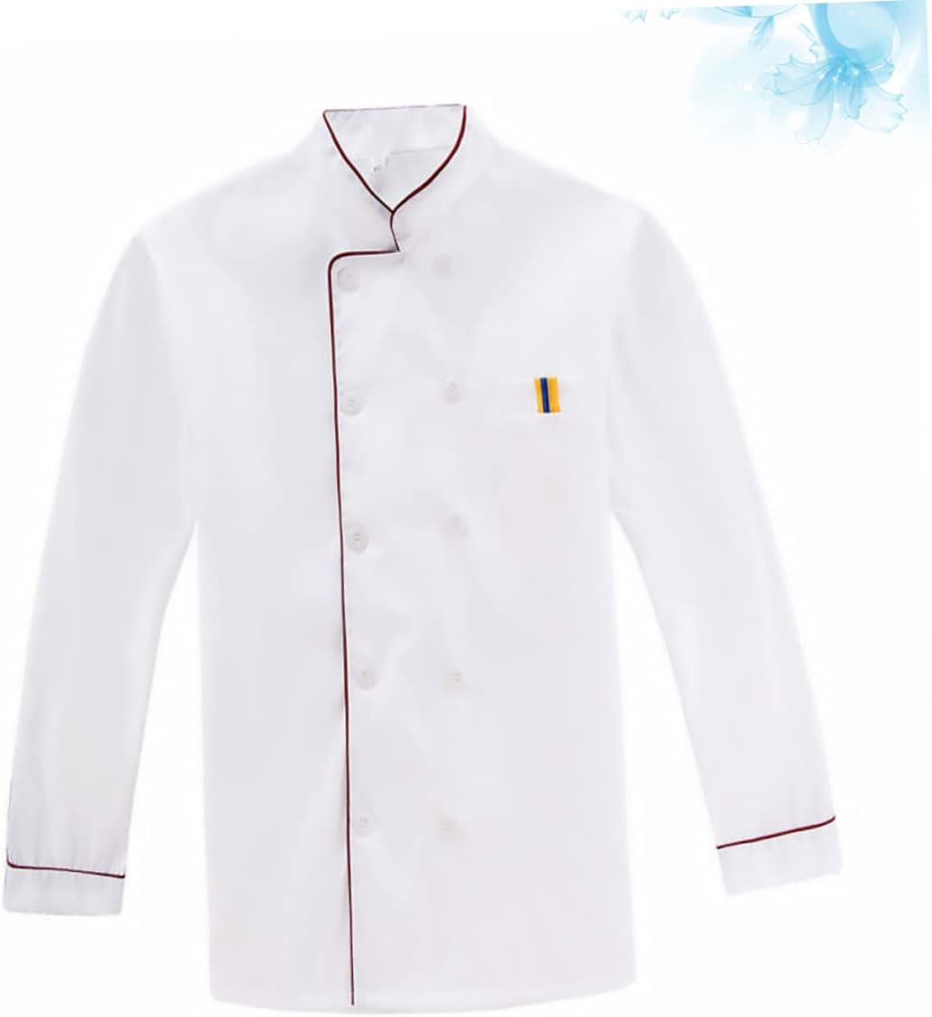 Restaurant French Chef Coat Coats Manager Jacket Mens Black Overalls for Men Black Blouses for Women