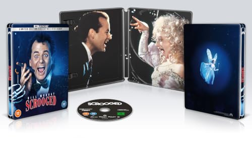Scrooged SteelBook [4K Ultra HD] [Blu-ray] [Region Free]