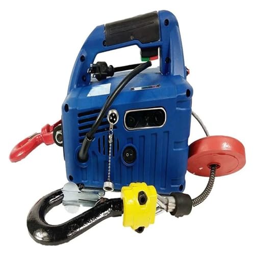 Cabrestante eléctrico portátil 450kg con control 3 en 1 miniatura 6