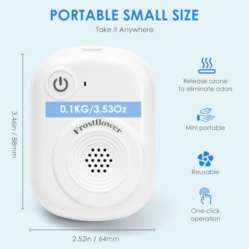 Mini generador de ozono portátil para purificar aire miniatura 7