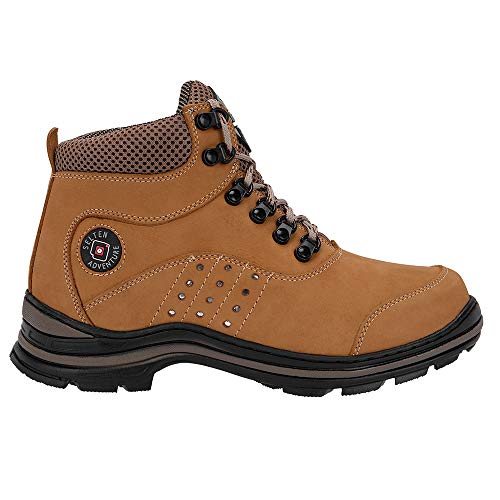 Bota Adventure Masculina Em Couro Selten Milho 40, Caramelo
