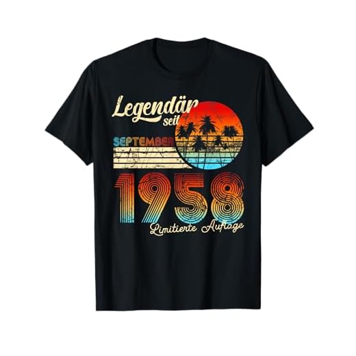 Cumpleaños Legendaria Desde Septiembre 1958 Regalo Camiseta