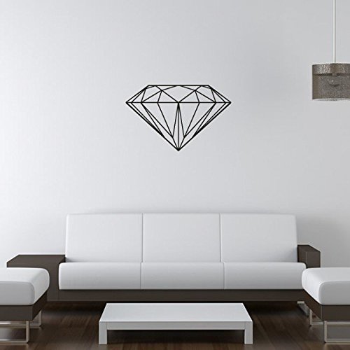 Buy KaaHego Diamond Outline Wall Sticker 3D Shape Wall Decal Jewel Home
