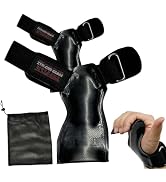 TOP FILM Power Grip, Muscle Training, Left &amp; Right Set, Rubber Grip, Wrist Support, Grip, Grip Strengthening, Gloves, For Training, Injury Prevention, Anti-Slip, Enhanced Abrasion, Pull Up, Unisex