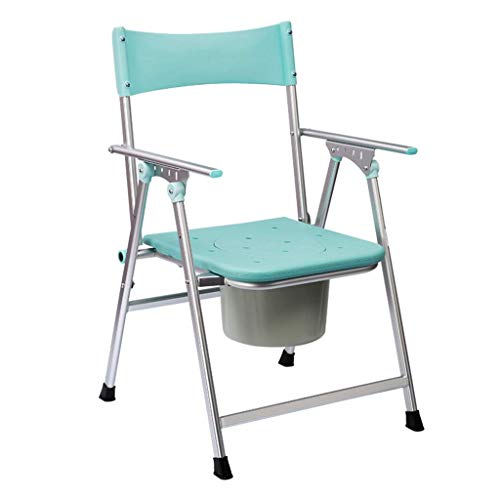Commode de chevet pliable avec poignées antidérapantes de sécurité