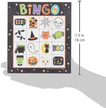 Miniatura 2 de Amscan Hallo-Ween Friends - Kit de bingo de varios tamaños, paquete de 224