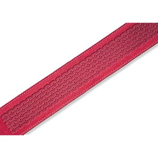 Levy’s Leathers MS26SQ-BRG Sangle de guitare en daim Motif floral Bordeaux 6,3 cm - Les Beatles, Paul McCartney, John Lennon, RIngo Starr, George Harrison Levy's Leathers MS26SQ-BRG Sangle de guitare en daim Motif floral Bordeaux 6,3 cm – Image 3