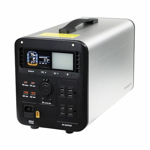 Amazon.co.jp: GOODGOODS ポータブル電源 1008WH 出力1200W (瞬間最大