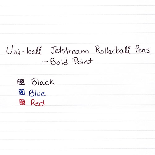 Image of uni-ball Jetstream Ballpoint Pen, Bold Point (1.0mm), Black, 1 Count