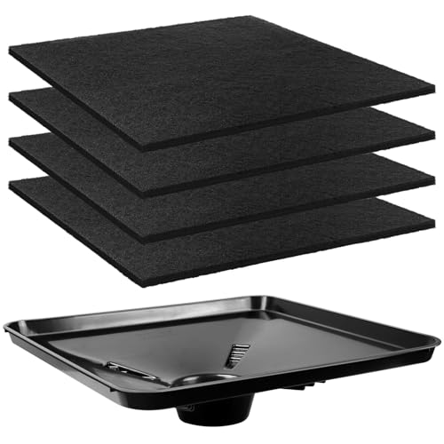17892 Transmission Drain Pan for Lisle and 4 Pcs 22 Oil Drain Splash Pad 87031 87032 Large Transmission Fluid Pan Oil Drain Pan Suitable for Lisle Under Car and Most Transmission Drain Funnel